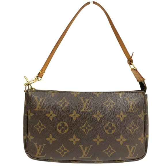 Authentic Louis Vuitton Pochette Accessories Monogram Handbag jp380-112625